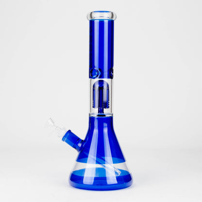 FOGGX | 14" Colored Glass Water Pipe with Percolator