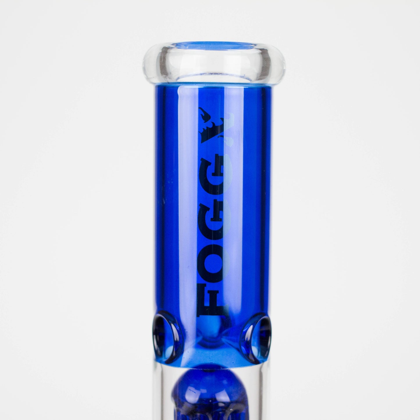 FOGGX | 14" Colored Glass Water Pipe with Percolator