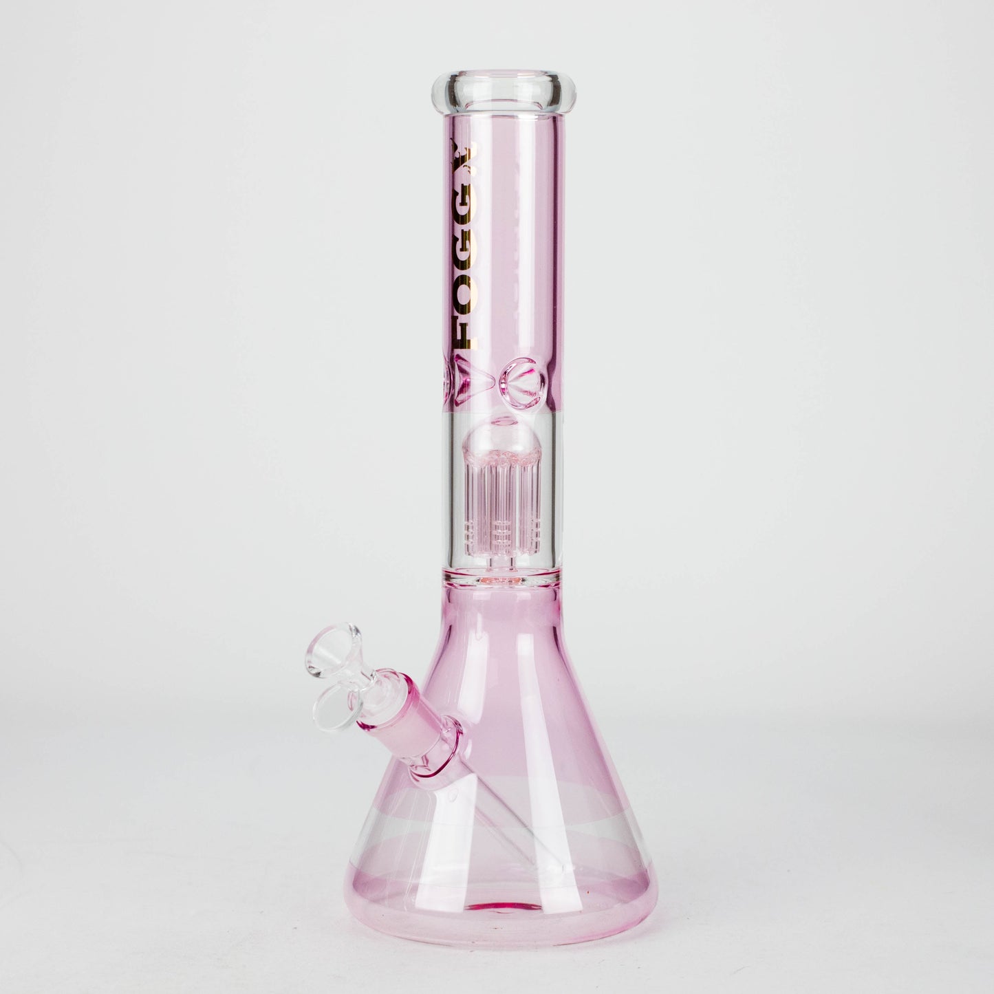 FOGGX | 14" Colored Glass Water Pipe with Percolator