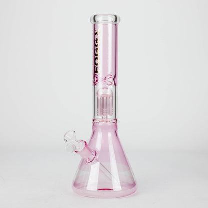 FOGGX | 14" Colored Glass Water Pipe with Percolator