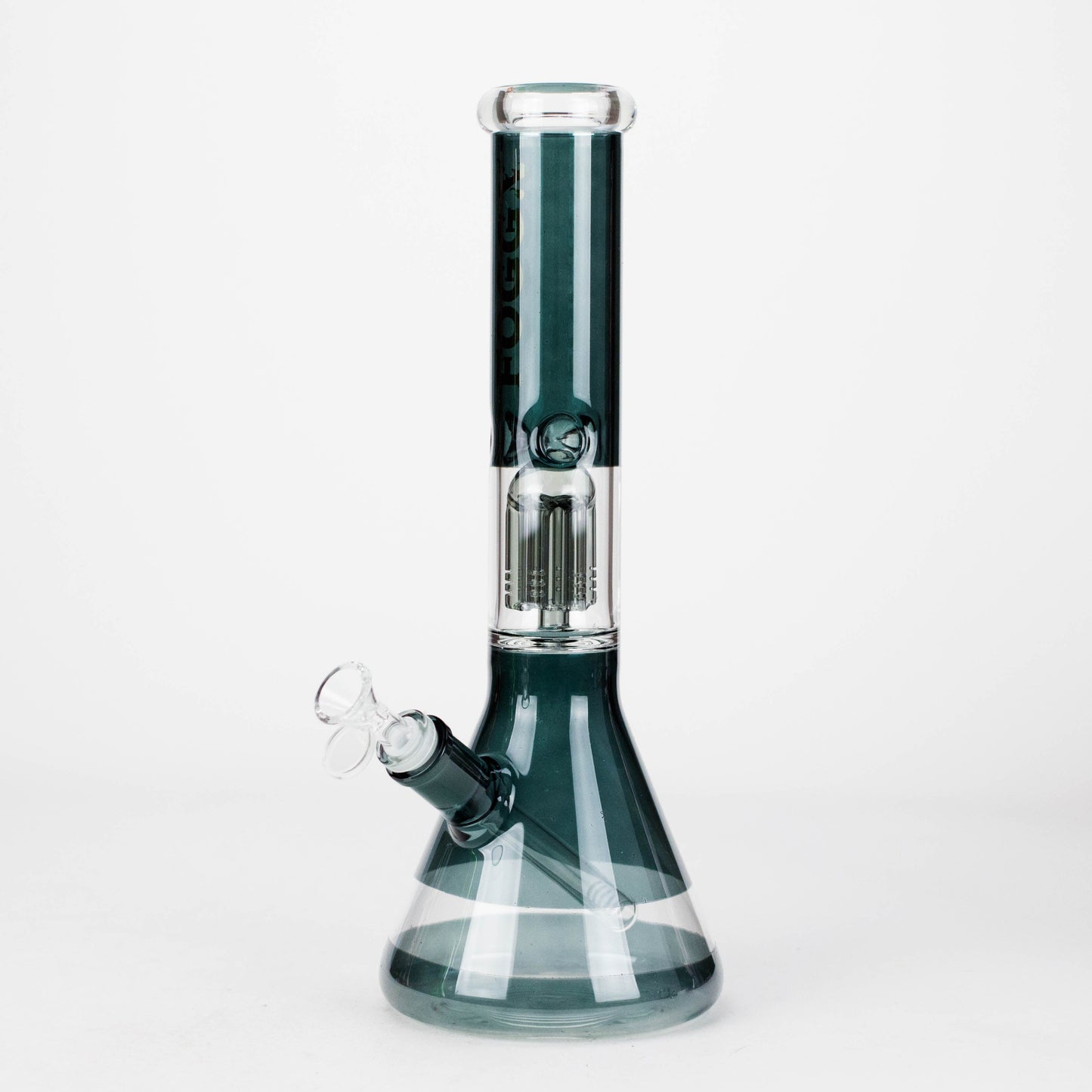 FOGGX | 14" Colored Glass Water Pipe with Percolator