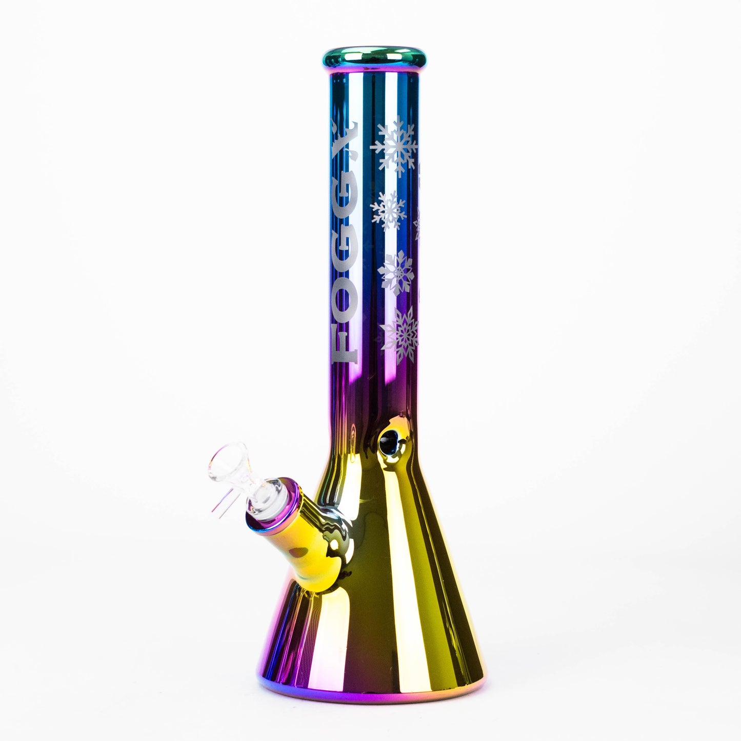 FOGGX | 14" Glass Water Pipe – 7mm