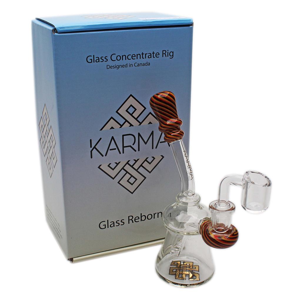 Karma | Bent Neck Reversal With Banger Glass Rig  (Dark Reversal)
