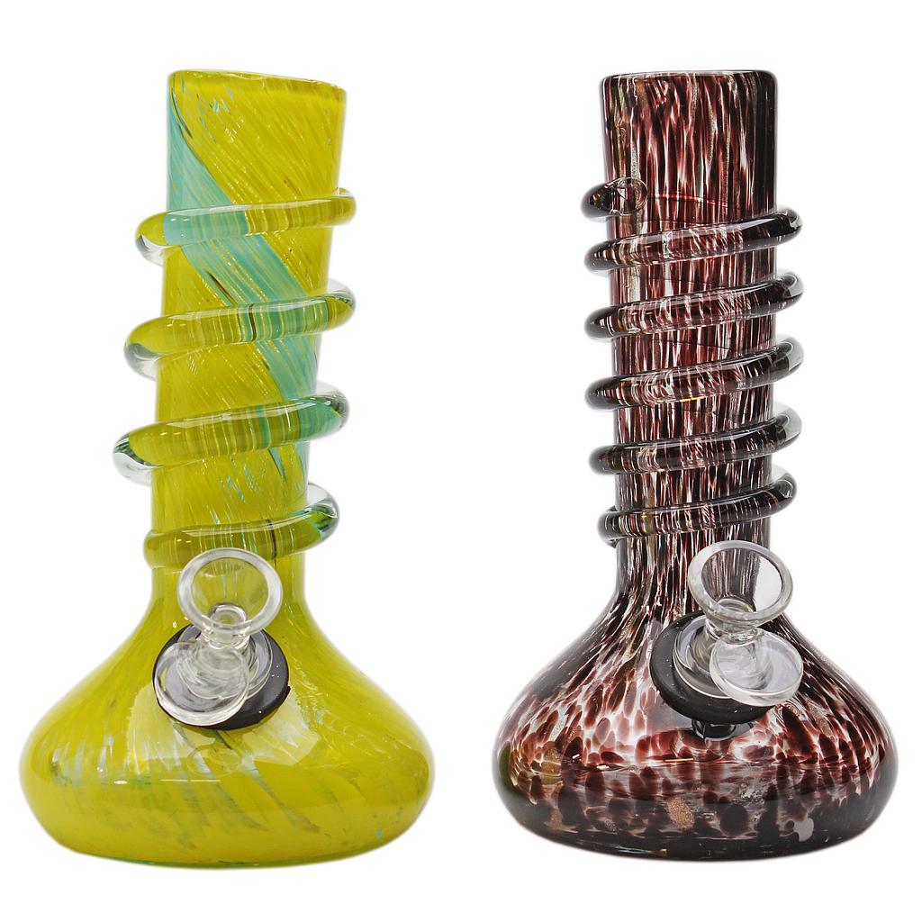Genuine Pipe Co | 8" Oval Base Premium Softglass Bong