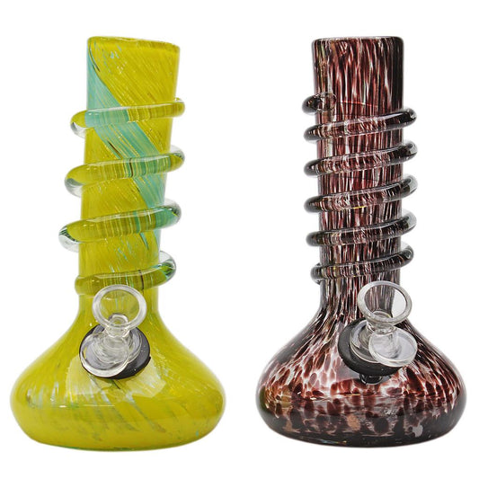 Genuine Pipe Co | 8" Oval Base Premium Softglass Bong