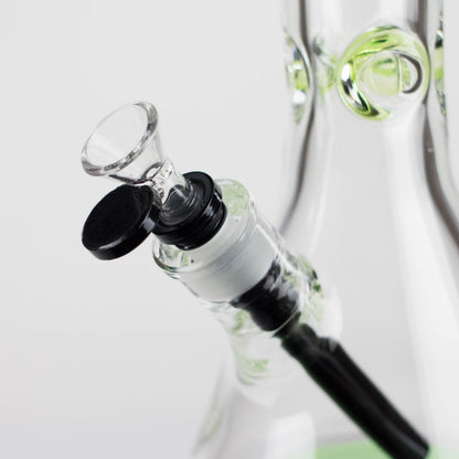 Spark  | 18" 9 mm glass water bong with thick base