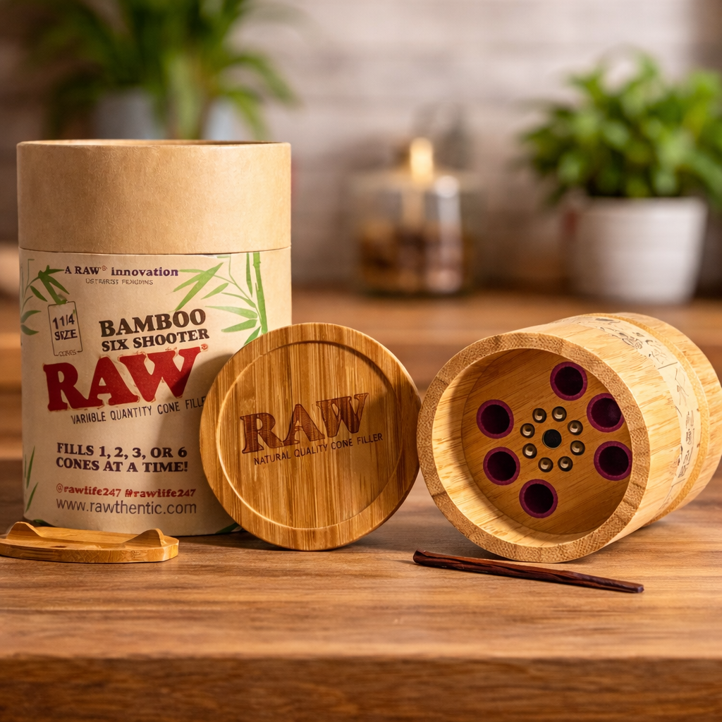 RAW | Bamboo Six Shooter Cone Filler – King Size