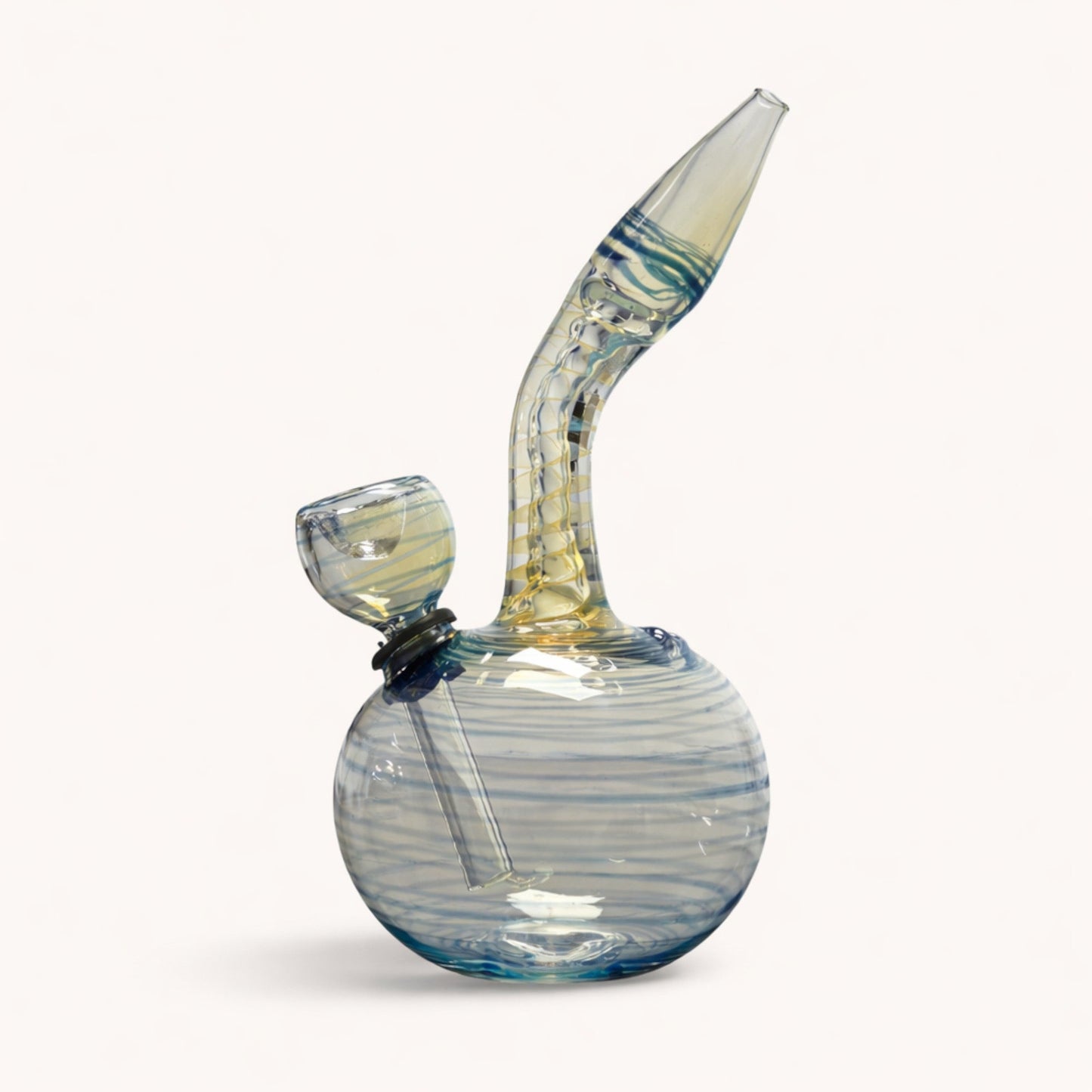 5" Swirl Pattern Mini Glass Bong