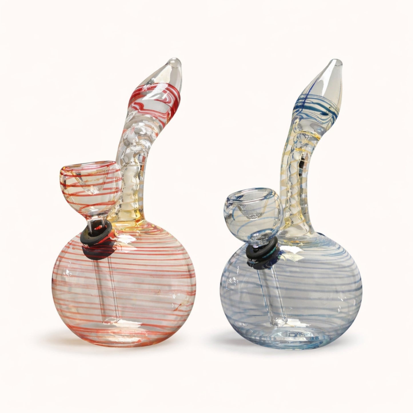 5" Swirl Pattern Mini Glass Bong
