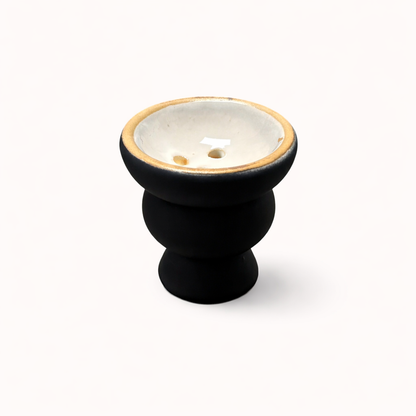 10" Mini Glass Hookah Set - Black