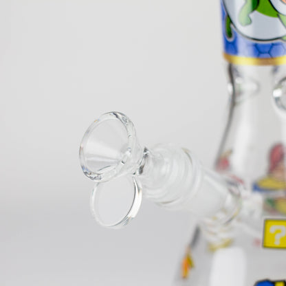 10" Carton Hero Design Glass Beaker Bong