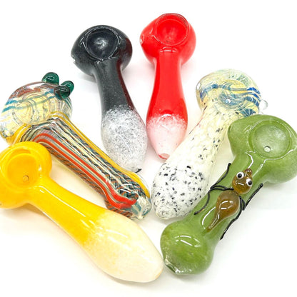 Insideout Glass Pipe 4.5" - Assorted design