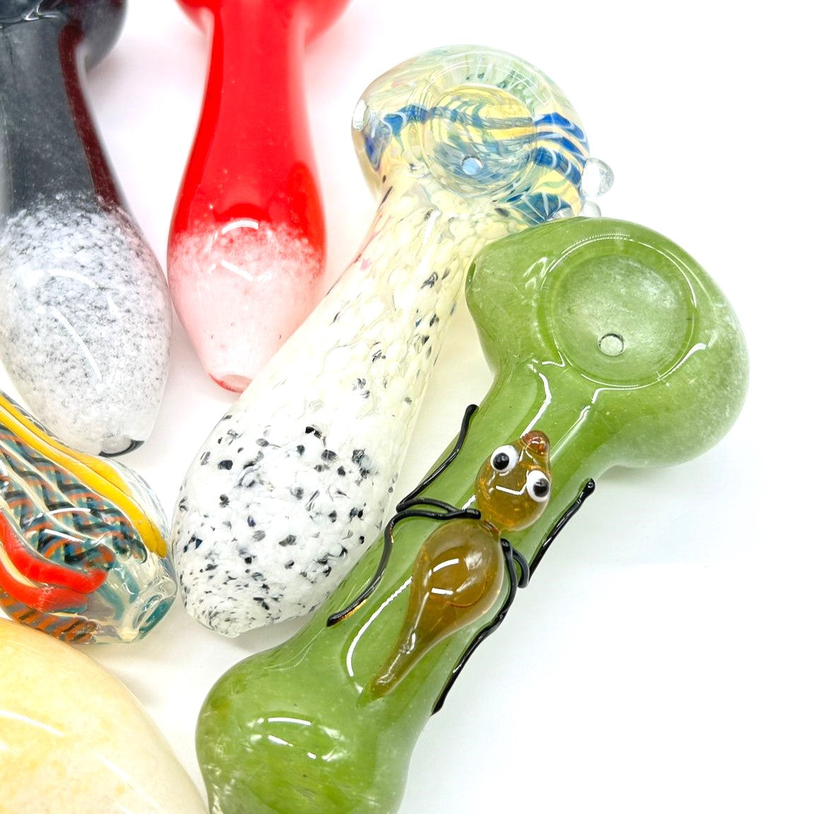 Insideout Glass Pipe 4.5" - Assorted design