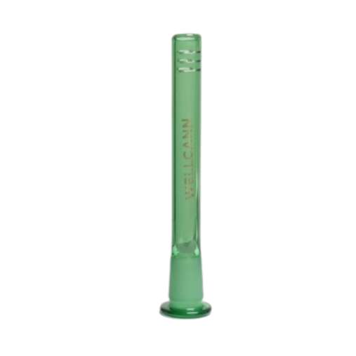 Wellcann | 5.5"Colored Glass Downstems With Gold Logo