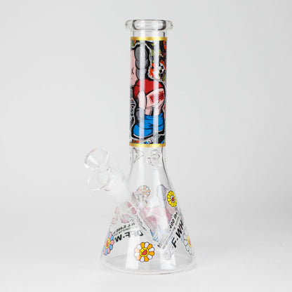 10" Companion Design Glass Beaker Bong