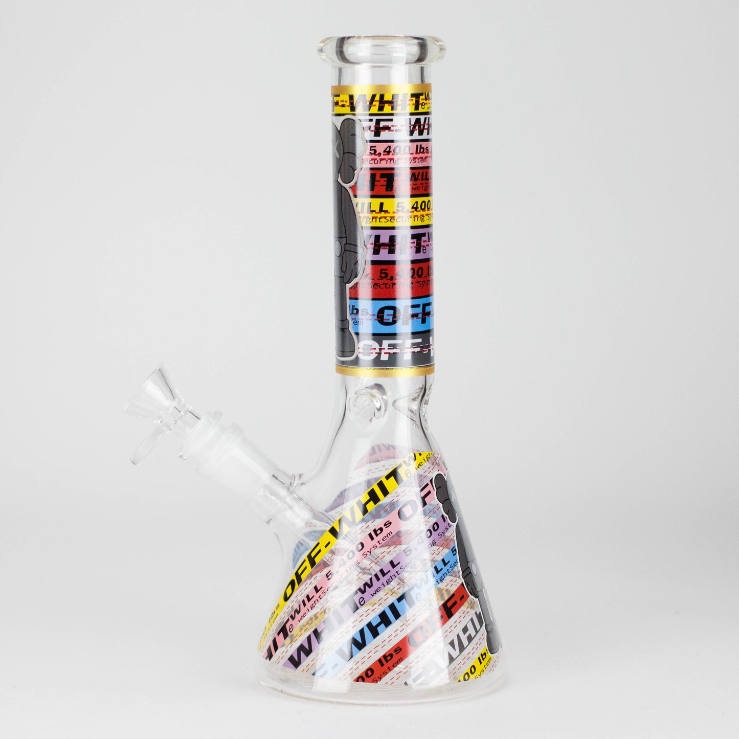 10" Companion Design Glass Beaker Bong