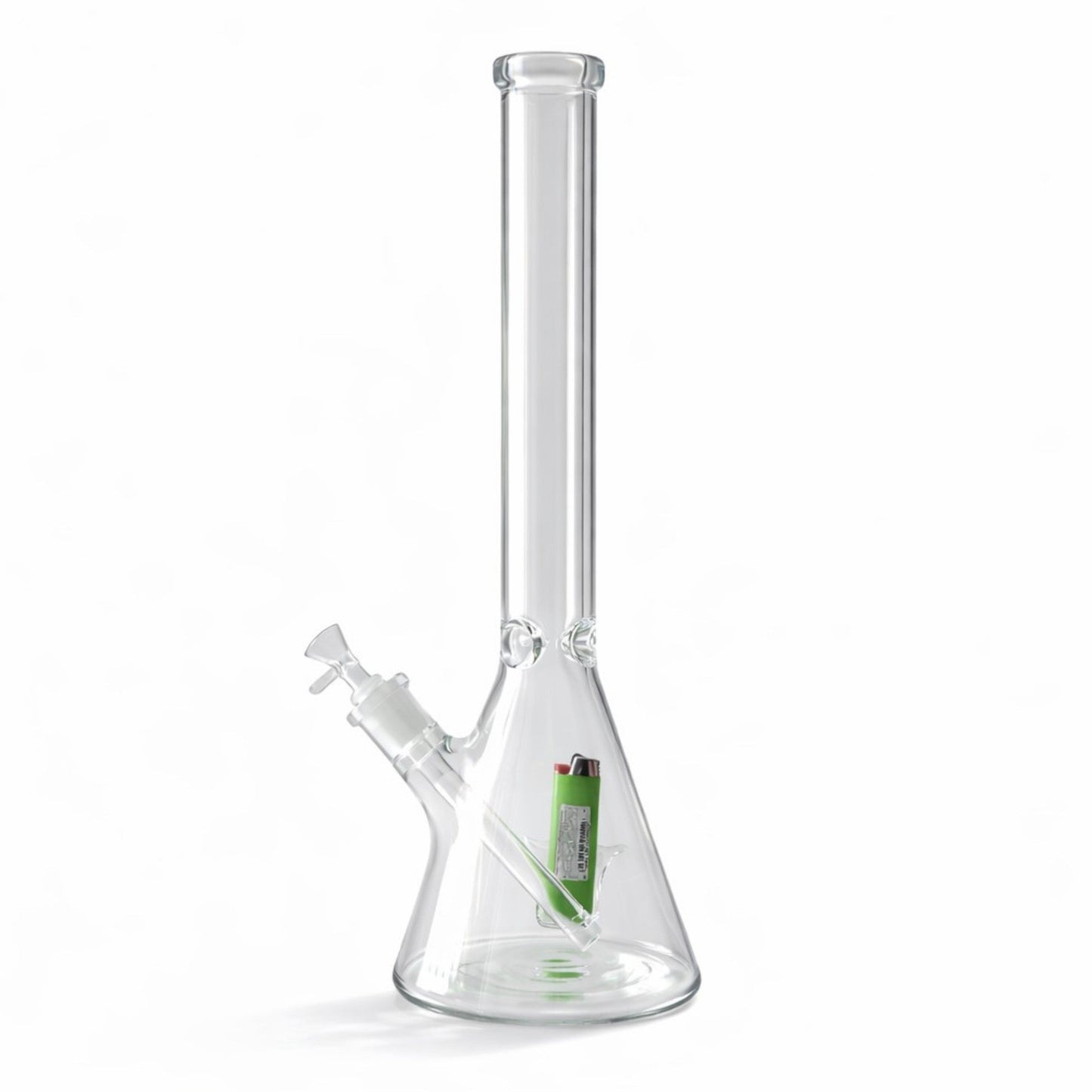 Fortune | 18" Beaker Bong – 7mm w/ Lighter Holder