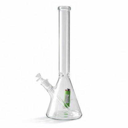 Fortune | 18" Beaker Bong – 7mm w/ Lighter Holder
