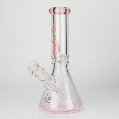 Genie | 12" Classic Beaker Bong – 9 mm Thick Clear Glass