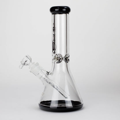 Genie | 12" Classic Beaker Bong – 9 mm Thick Clear Glass