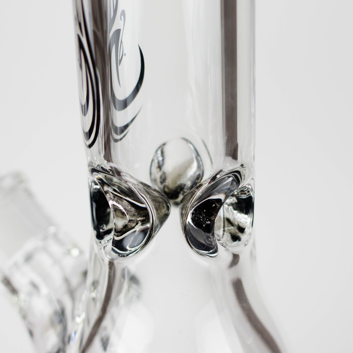 Genie | 12" Classic Beaker Bong – 9 mm Thick Clear Glass