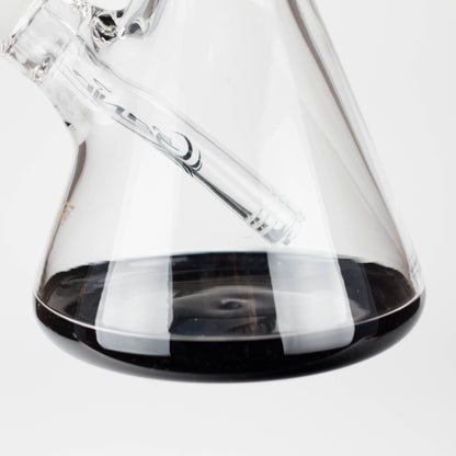 Genie | 12" Classic Beaker Bong – 9 mm Thick Clear Glass