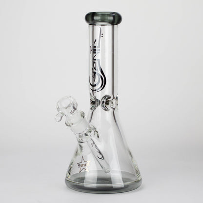 Genie | 12" Classic Beaker Bong – 9 mm Thick Clear Glass