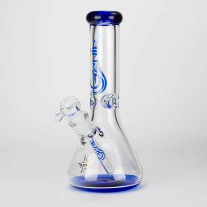 Genie | 12" Classic Beaker Bong – 9 mm Thick Clear Glass
