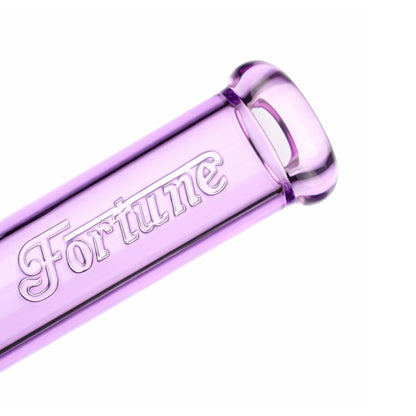 Fortune | 14" 7mm Engraved Color Beaker Bong