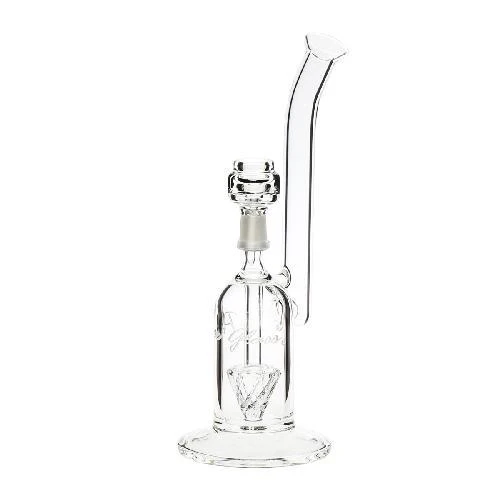 Pure Glass | 6.5" Arrow Perc Bubbler 10mm Clear