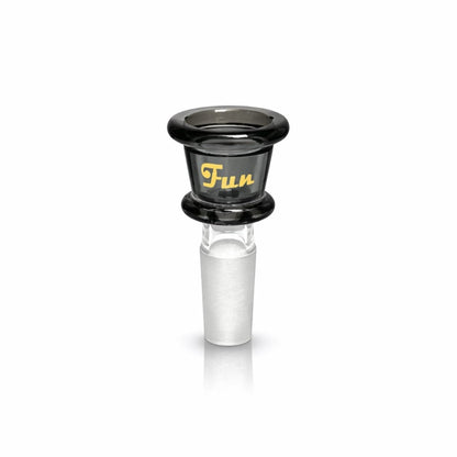 Fortune | Gold Logo 14mm Heavy Duty Glass Bowl Piece