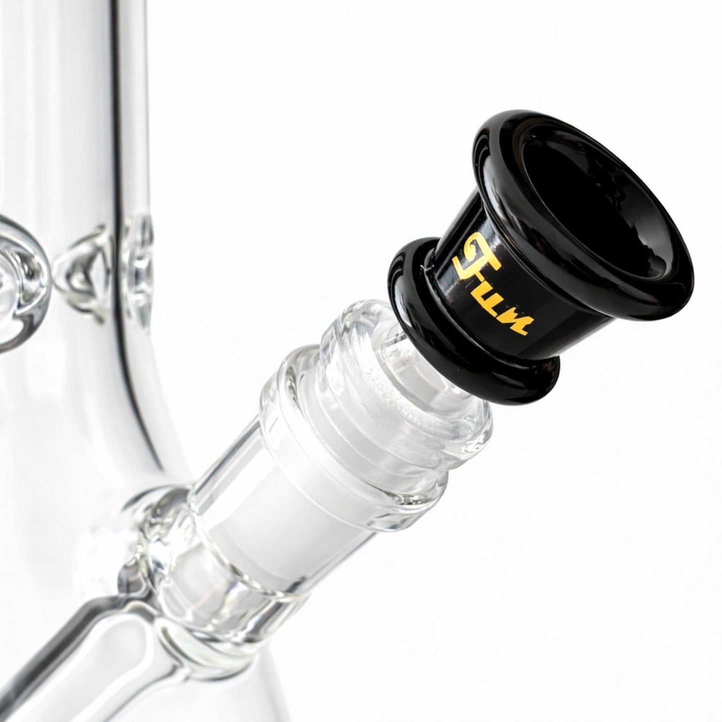 Fortune | Gold Logo 14mm Heavy Duty Glass Bowl Piece