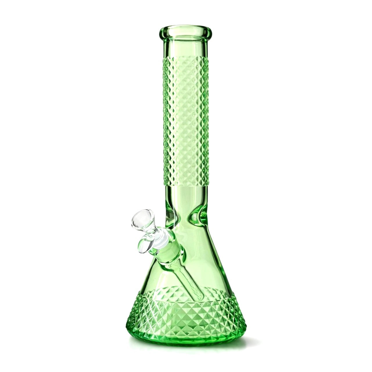 12.5” Diamond Beaker Bong – 7mm Thick Glass w/ Gift Box