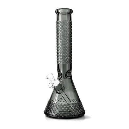 12.5” Diamond Beaker Bong – 7mm Thick Glass w/ Gift Box