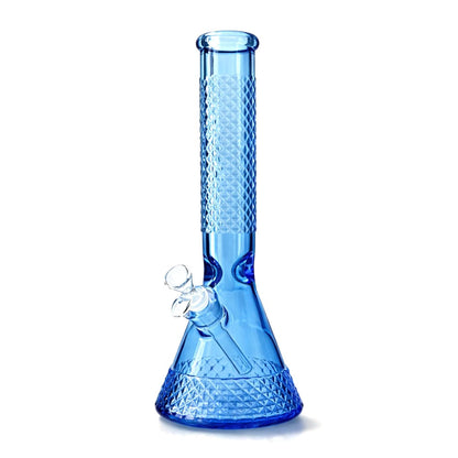 12.5” Diamond Beaker Bong – 7mm Thick Glass w/ Gift Box