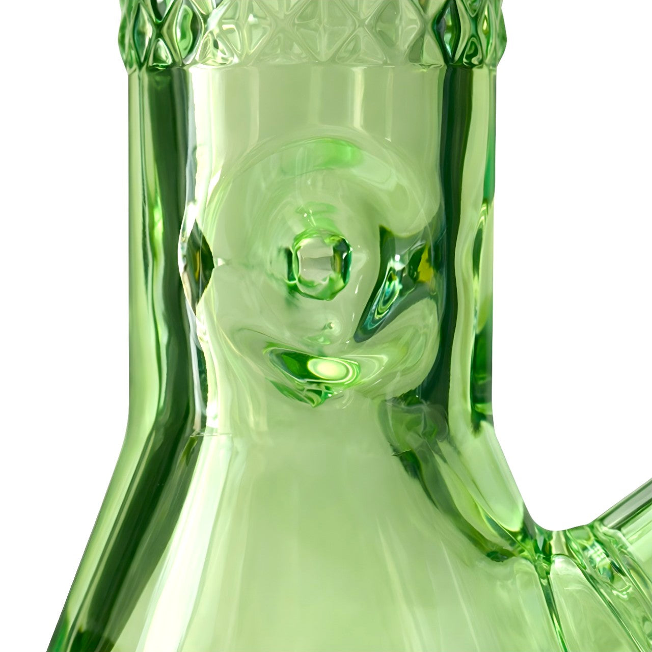 12.5” Diamond Beaker Bong – 7mm Thick Glass w/ Gift Box