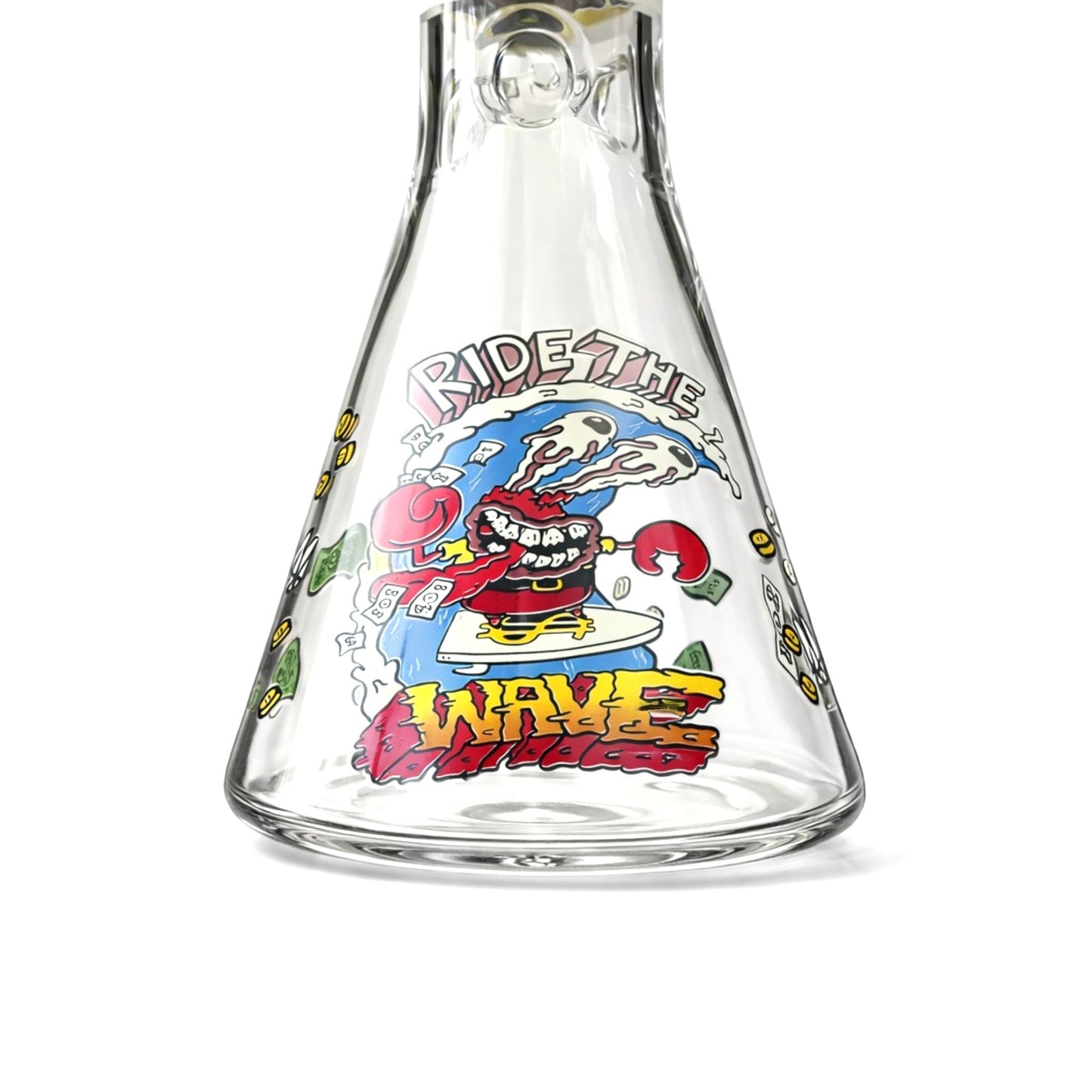 Chaos Collage 10” Graphic Beaker Bong