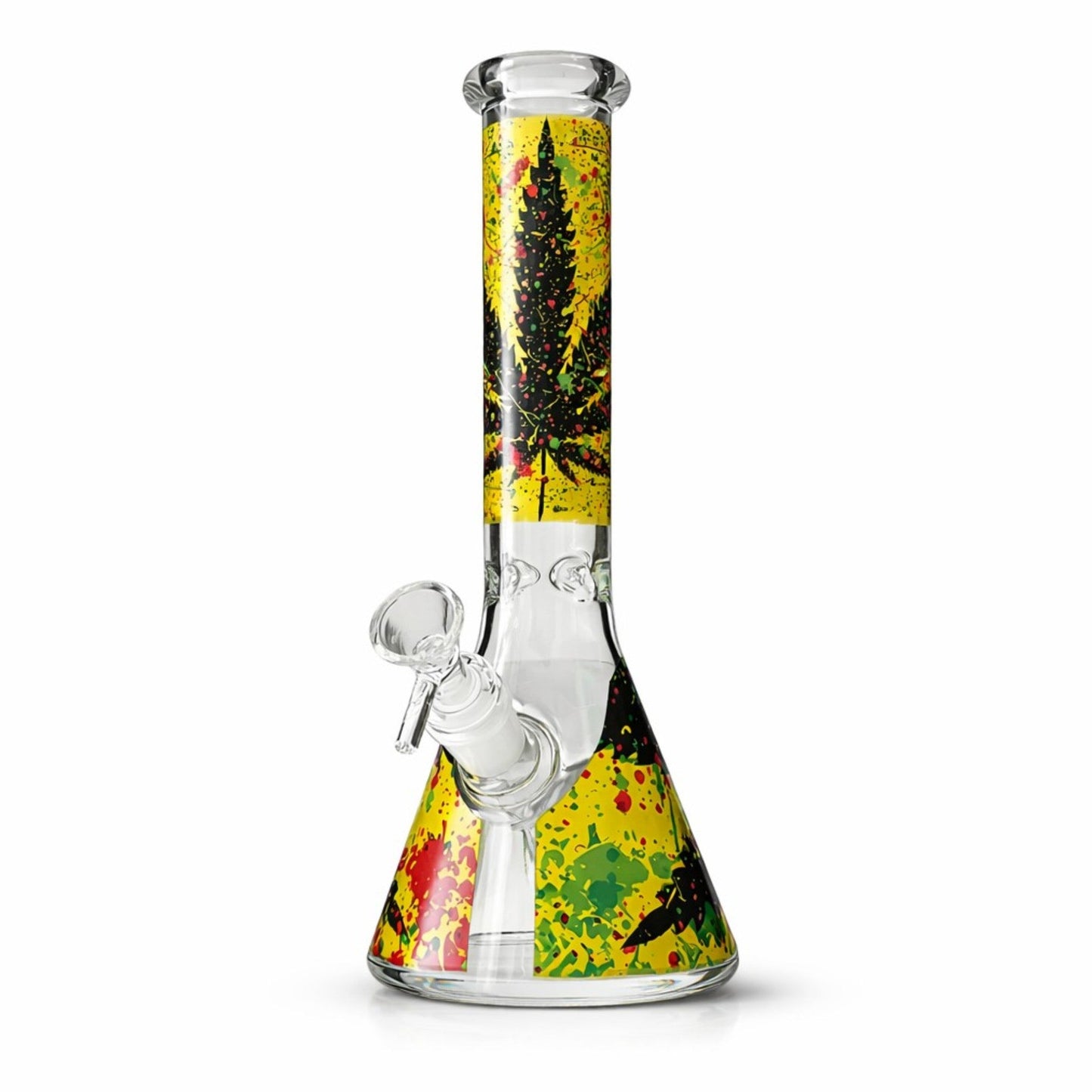 Vibe Series 10” Graphic Beaker Bong