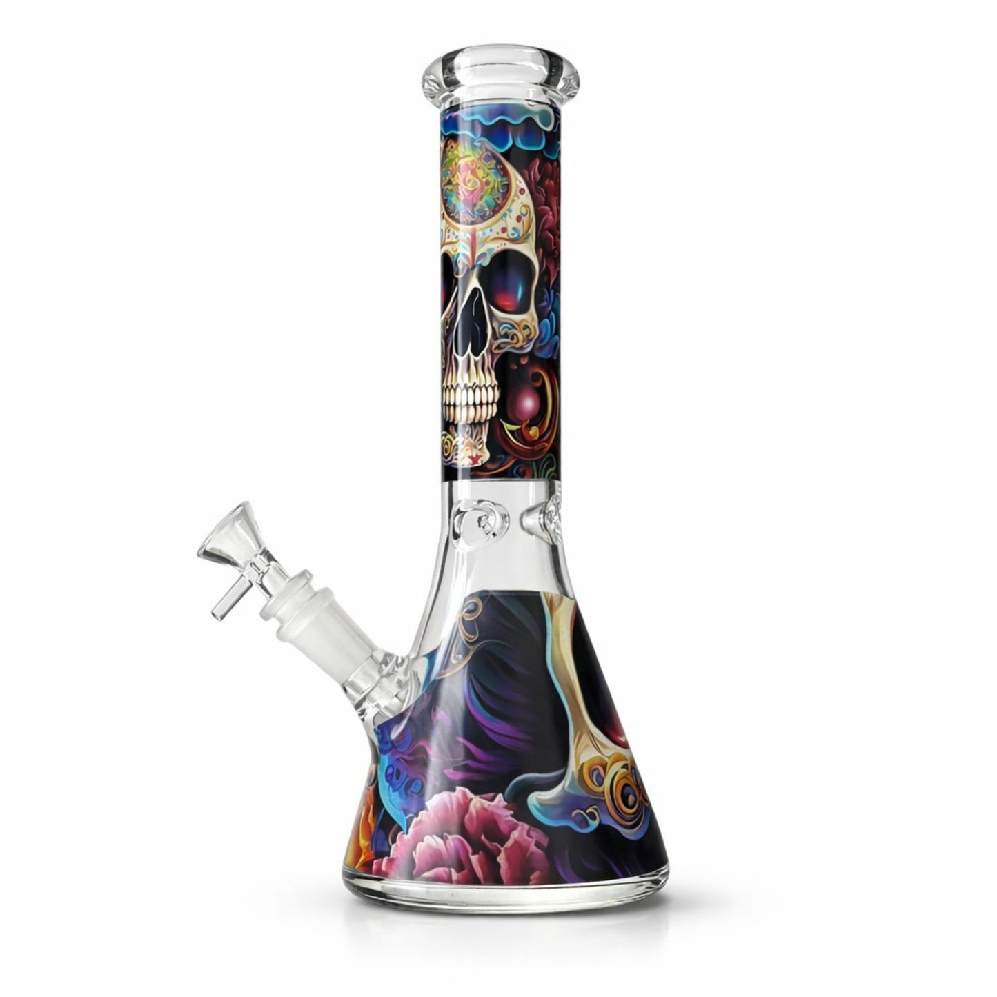 Vibe Series 10” Graphic Beaker Bong