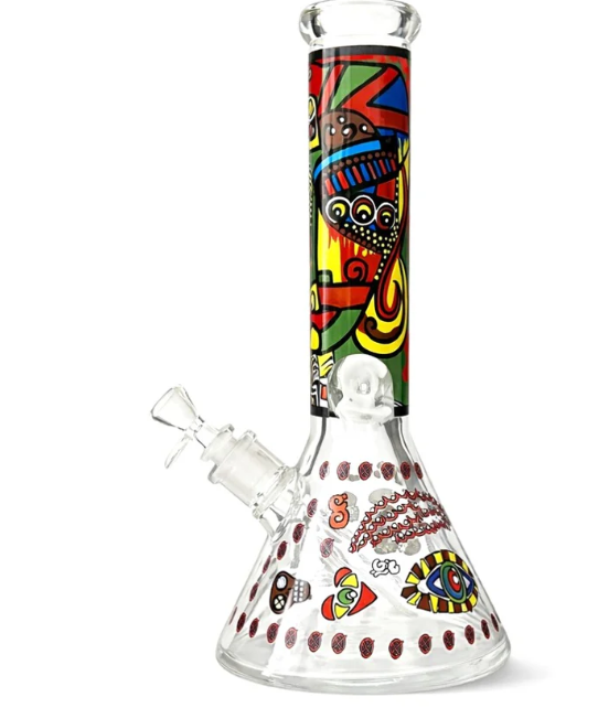 Urban Glyph 12.5” 7mm Designer Beaker Bong