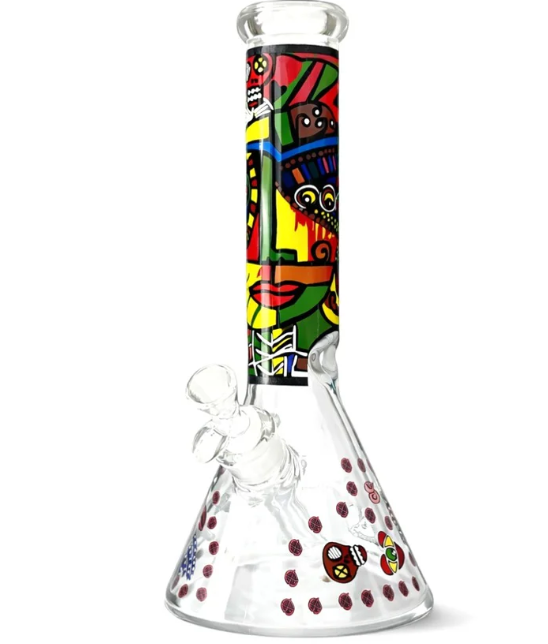 Urban Glyph 12.5” 7mm Designer Beaker Bong