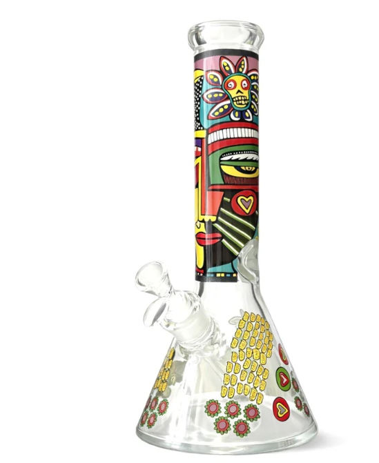 Urban Glyph 12.5” 7mm Designer Beaker Bong