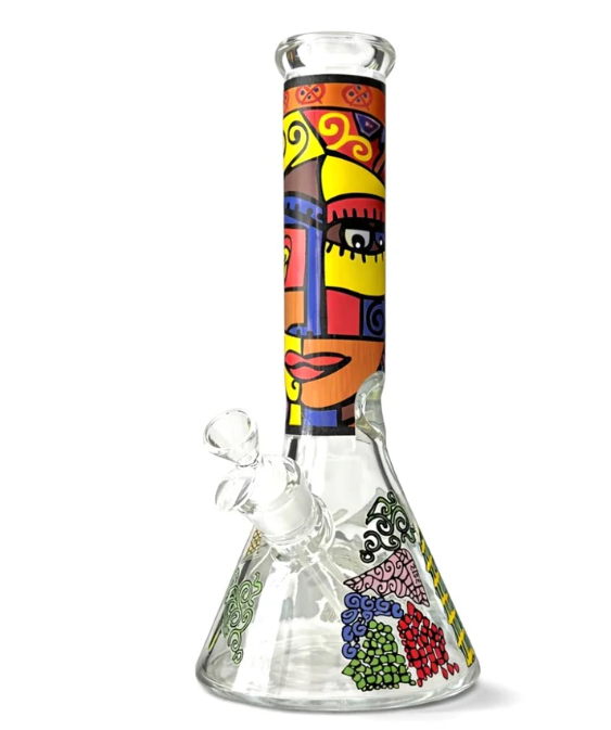 Urban Glyph 12.5” 7mm Designer Beaker Bong