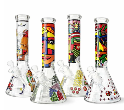 Urban Glyph 12.5” 7mm Designer Beaker Bong