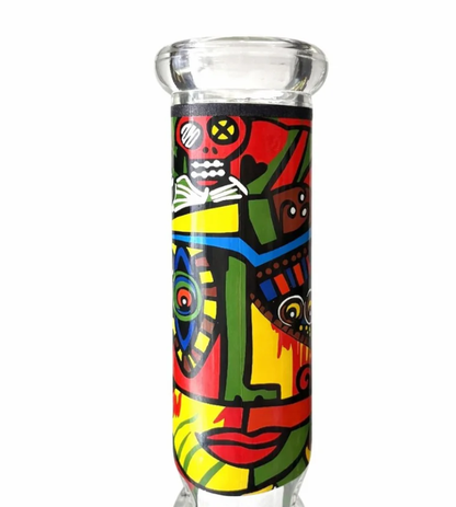 Urban Glyph 12.5” 7mm Designer Beaker Bong