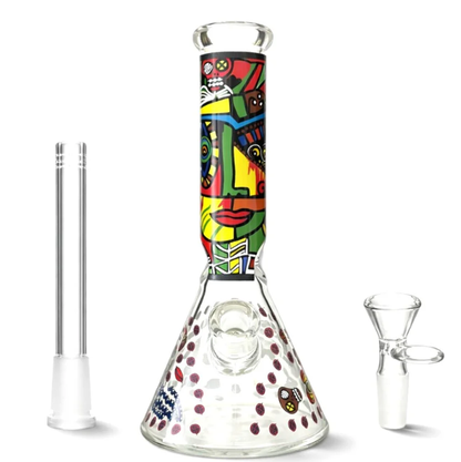 Urban Glyph 12.5” 7mm Designer Beaker Bong