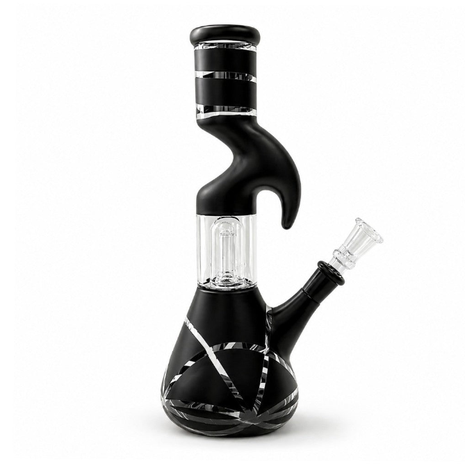 10" Splashguard Zong Glass Perc- 8 Assorted Colours