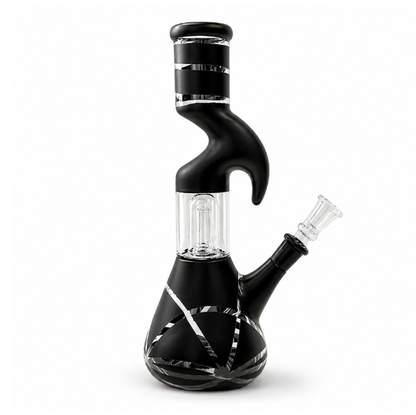 10" Splashguard Zong Glass Perc- 8 Assorted Colours