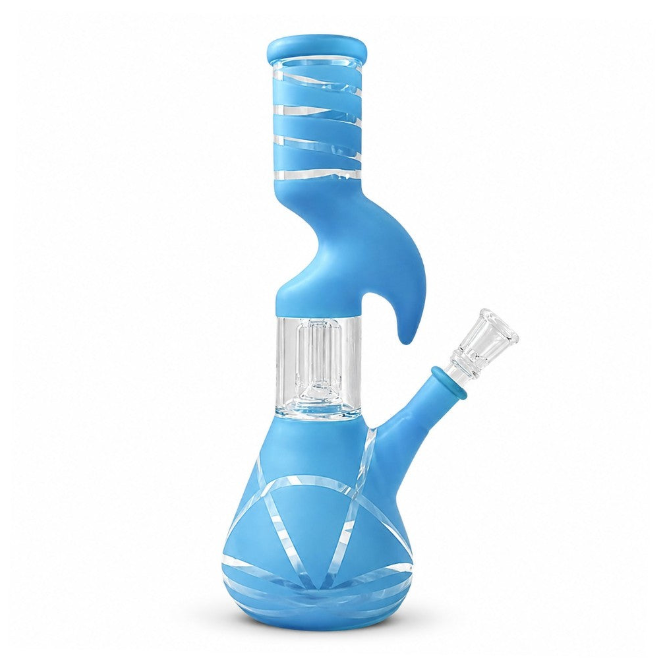 10" Splashguard Zong Glass Perc- 8 Assorted Colours