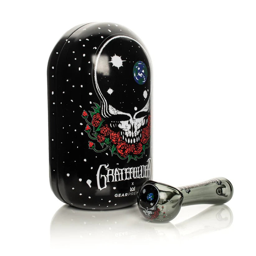 Grateful Dead x GEAR Premium® | 4.5" Space Your Face Spoon Hand Pipe In Collectible Tin